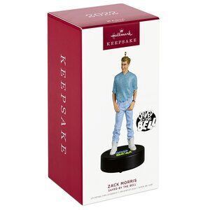 New! Saved By the Bell Zack Morris Hallmark Keepsake Ornament 2022 With Audio!